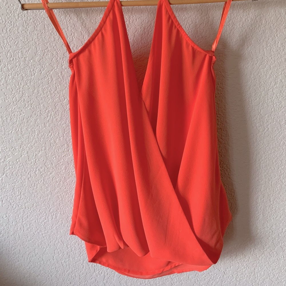 V-neck halter with dramatic drapes